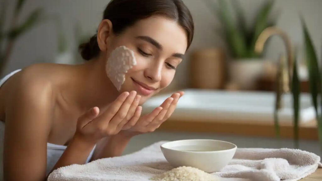 How to use rice water for face whitening overnight