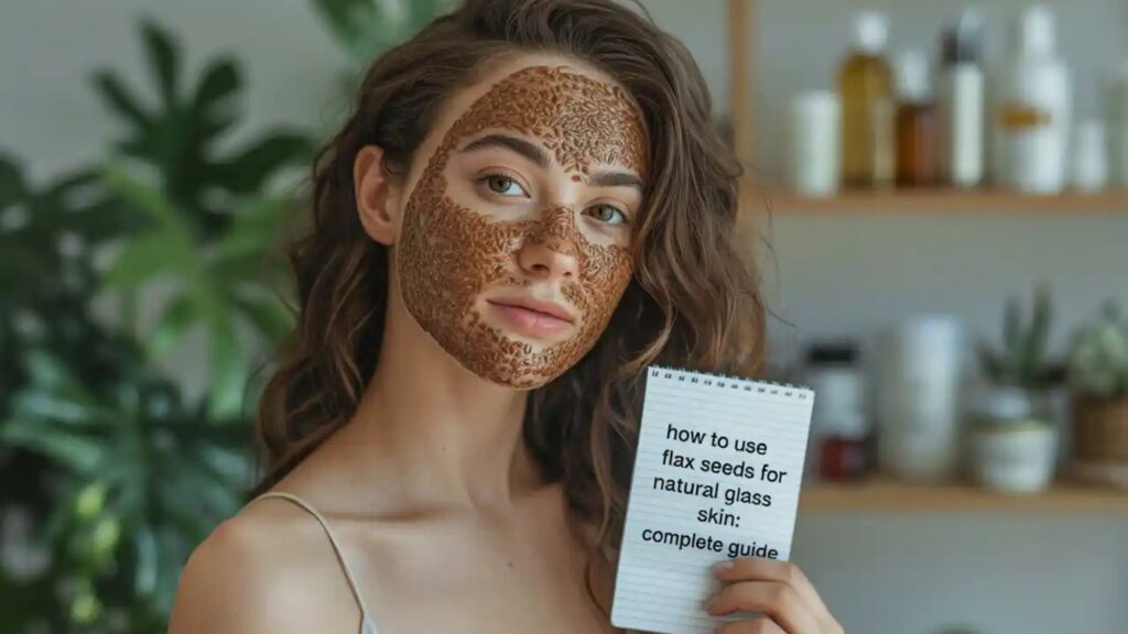 How to use flax seeds for natural glass skin