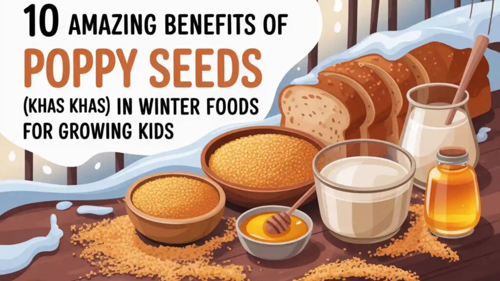 poppy seeds in winter foods for kids improving immunity and bone strength