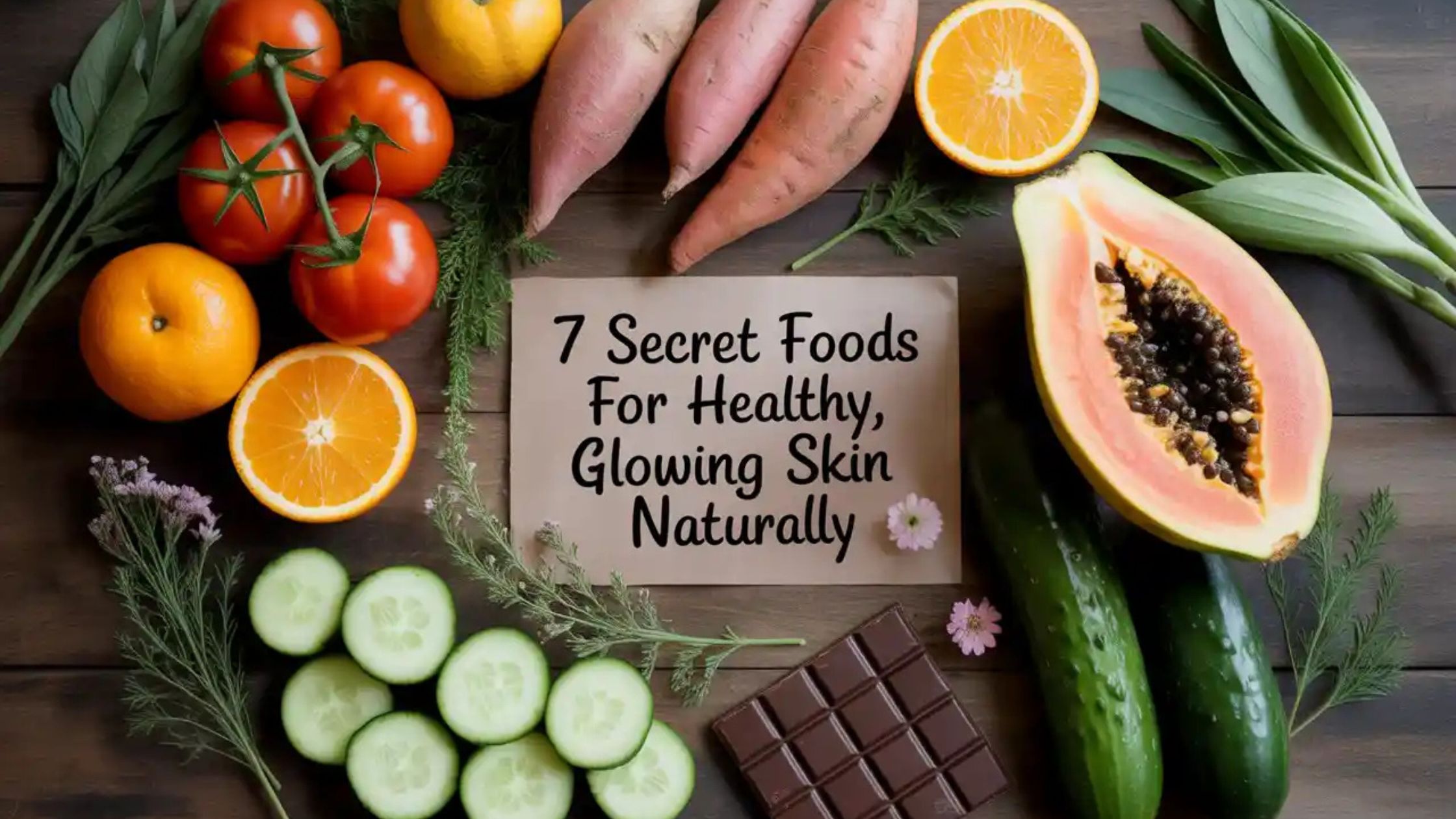 Secret foods for healthy skin with natural glow benefits