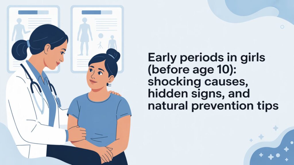 Early periods in girls before age 10