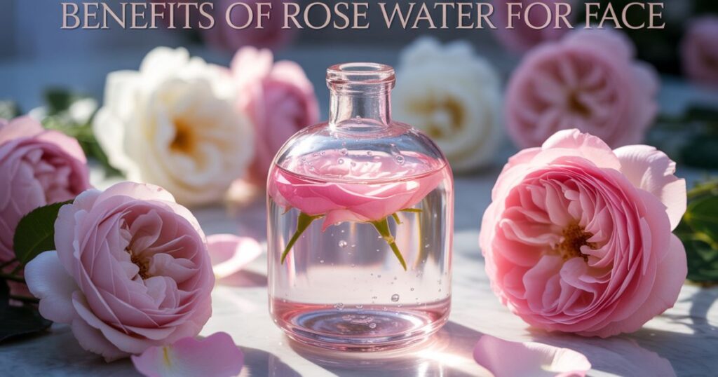 Benefits of Rose Water for the Face for natural glow and healthy skin