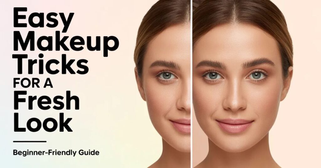easy makeup tricks for a fresh look