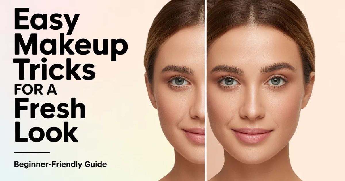 easy makeup tricks for a fresh look