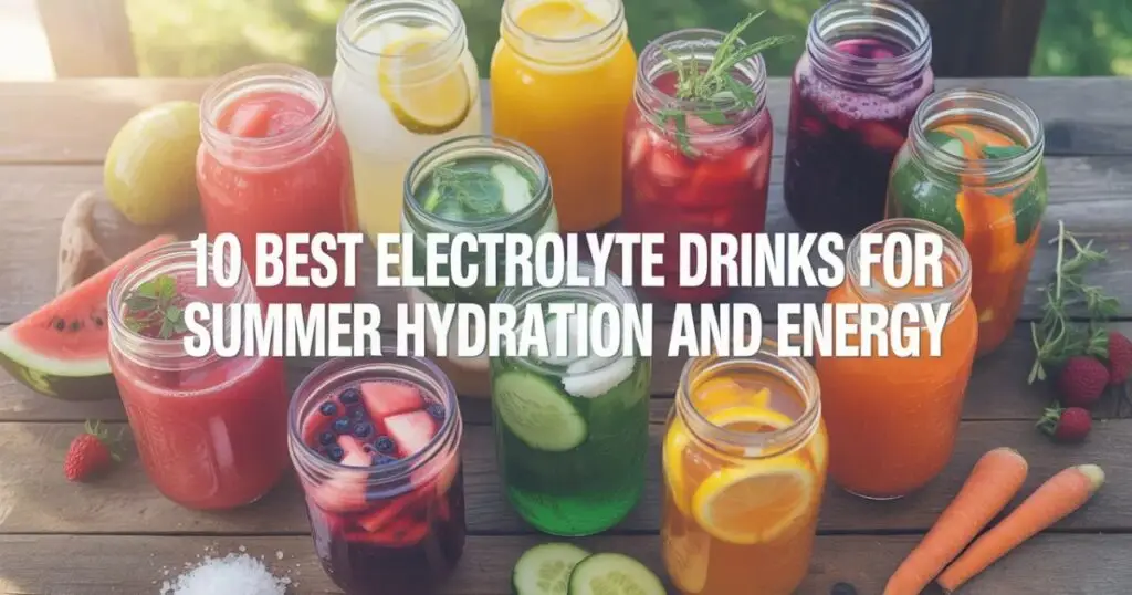 Best electrolyte drinks for summer hydration