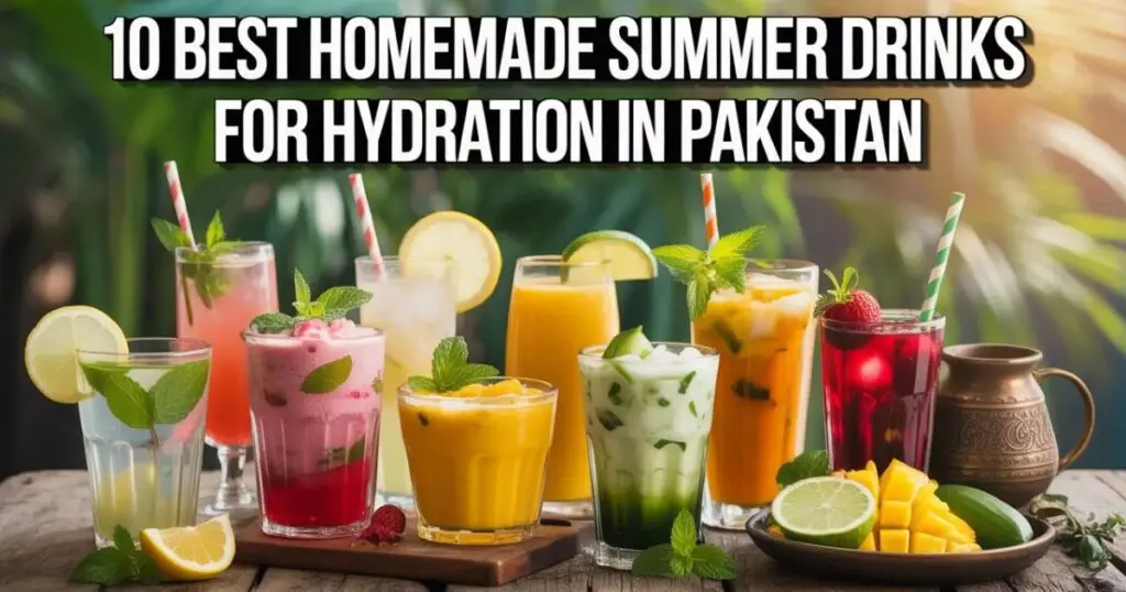 Best homemade summer drinks for hydration in Pakistan